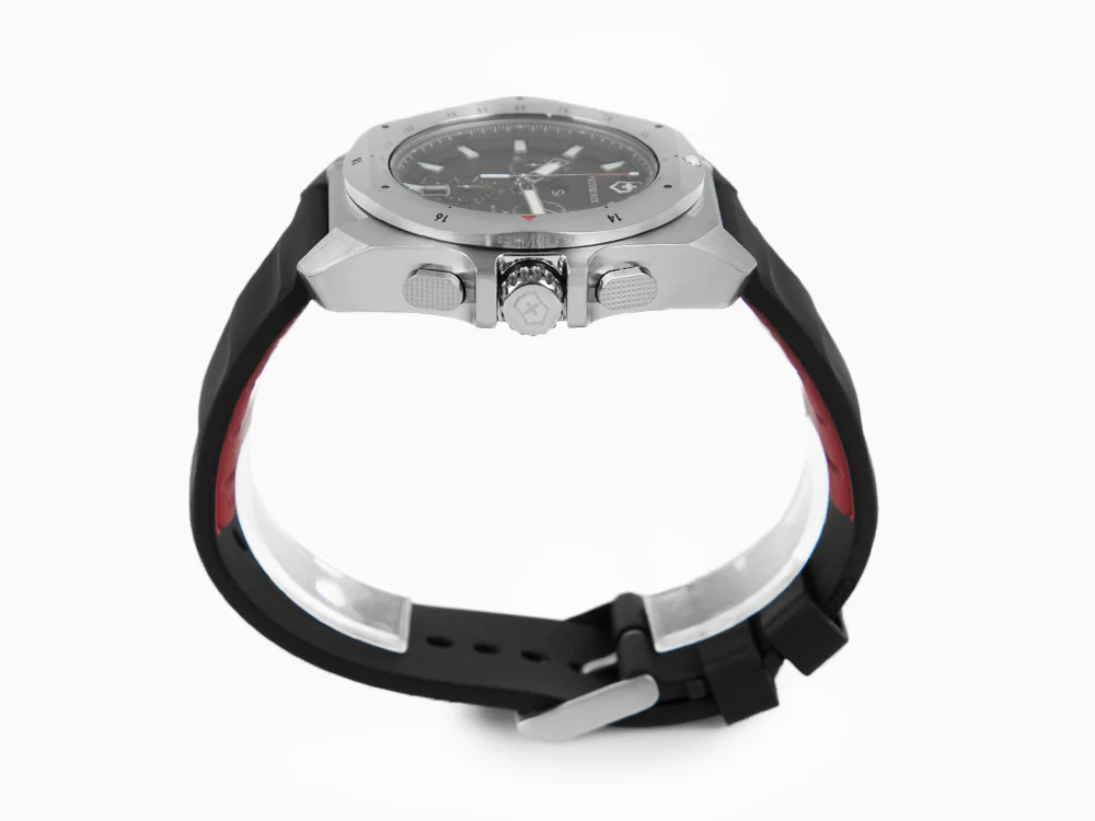 Victorinox I.N.O.X. Chrono Quartz Watch, Black, 43 mm, V241983 - Image 5