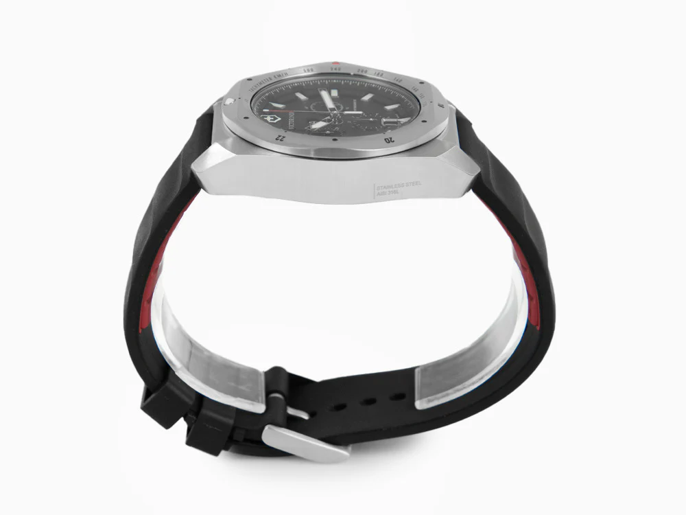 Victorinox I.N.O.X. Chrono Quartz Watch, Black, 43 mm, V241983 - Image 6