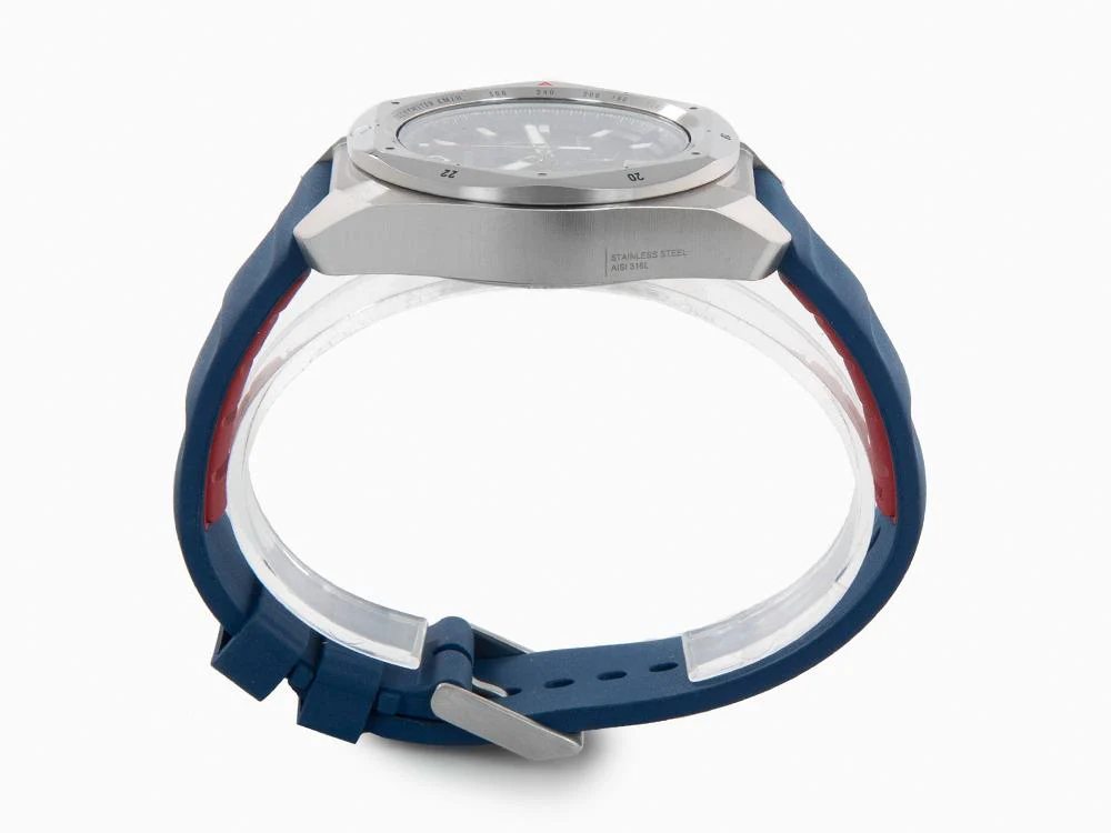 Victorinox I.N.O.X. Chrono Quartz Watch, Blue, 43 mm, V241984 - Image 6