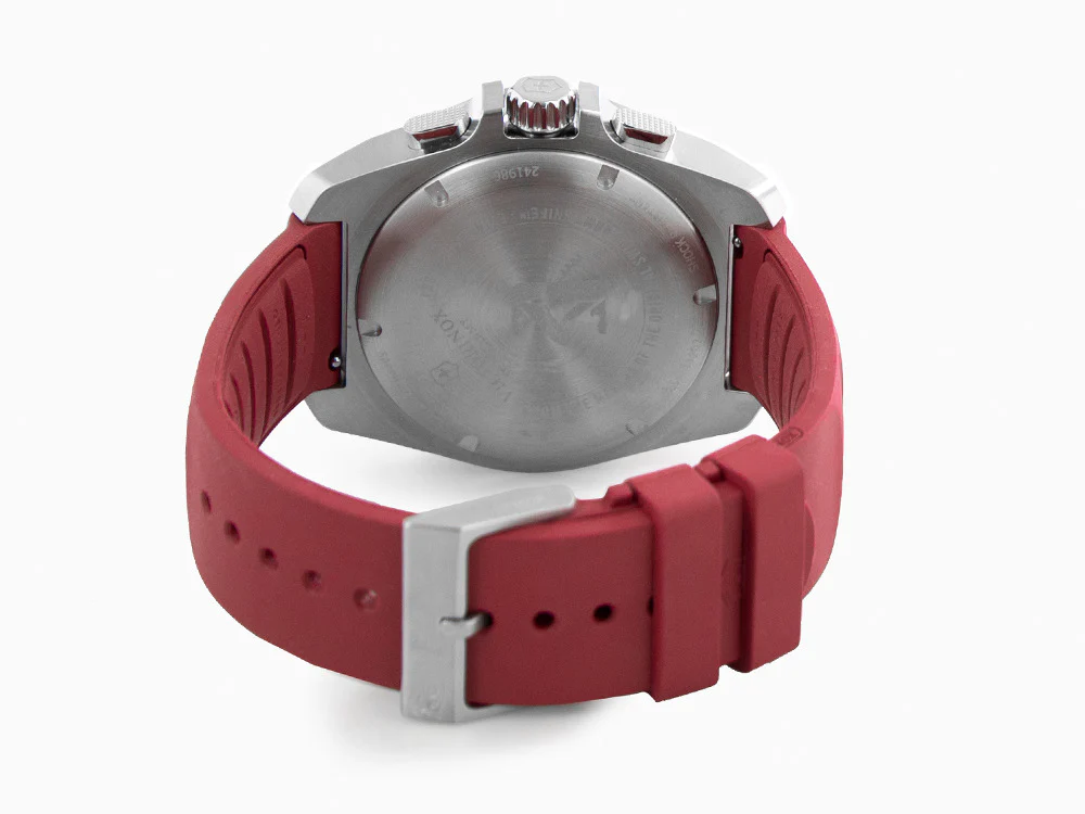 Victorinox I.N.O.X. Chrono Quartz Watch, Red, 43 mm, V241986 - Image 3