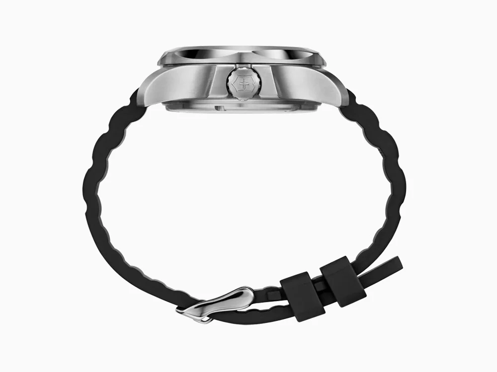 Victorinox I.N.O.X. Ladies Quartz Watch, Stainless Steel, Black, 37 mm, V241768 - Image 4