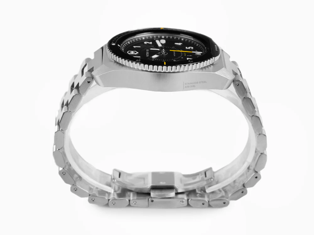 Victorinox Journey 1884 Automatic Watch, Black, 43 mm, 20 atm, V241981 - Image 6