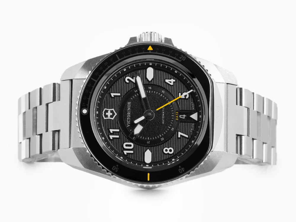 Victorinox Journey 1884 Automatic Watch, Black, 43 mm, 20 atm, V241981 - Image 7
