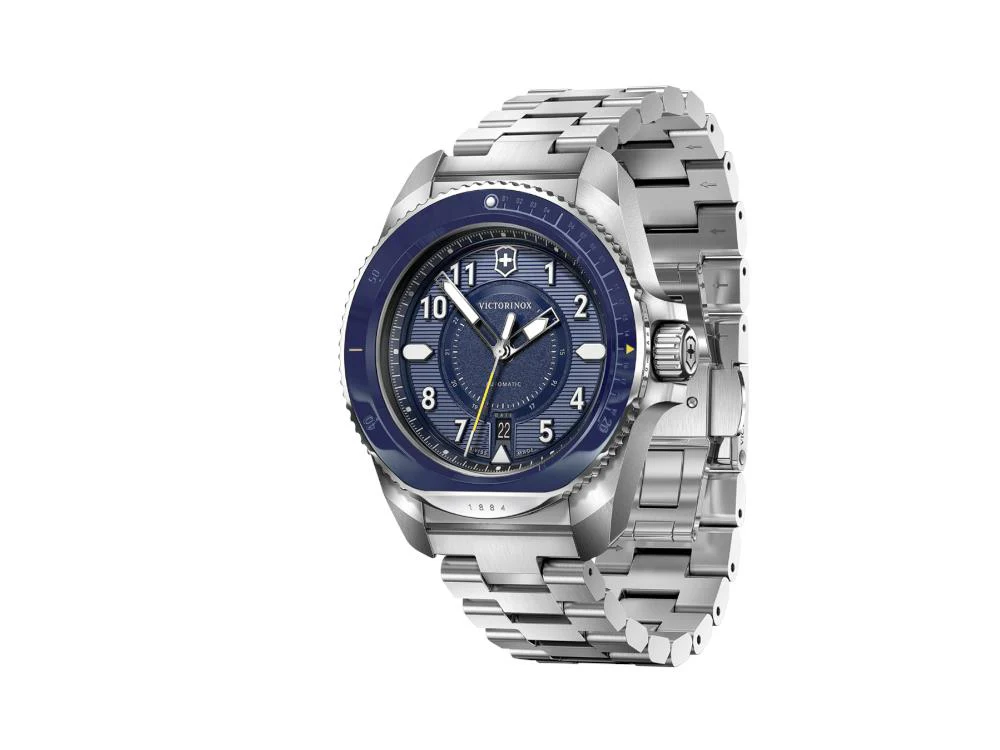 Victorinox Journey 1884 Automatic Watch, Blue, 43 mm, 20 atm, V242010 - Image 3
