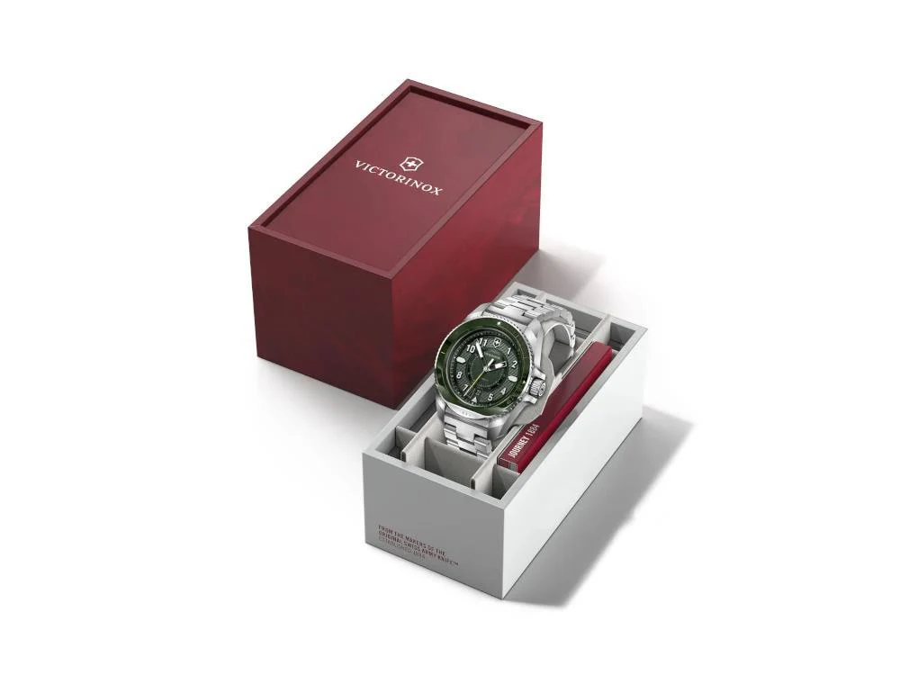 Victorinox Journey 1884 Automatic Watch, Green, 43 mm, Sapphire Crystal V242015 - Image 7