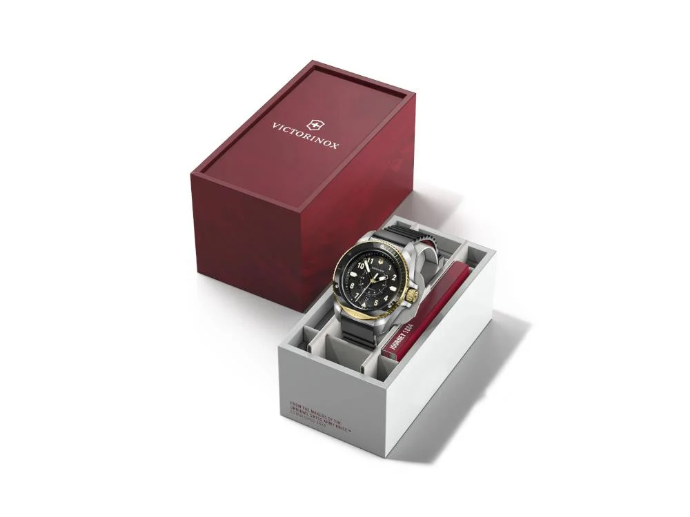 Victorinox Journey 1884 Quartz Watch, Black, 43 mm ,PVD, V242014 - Image 7
