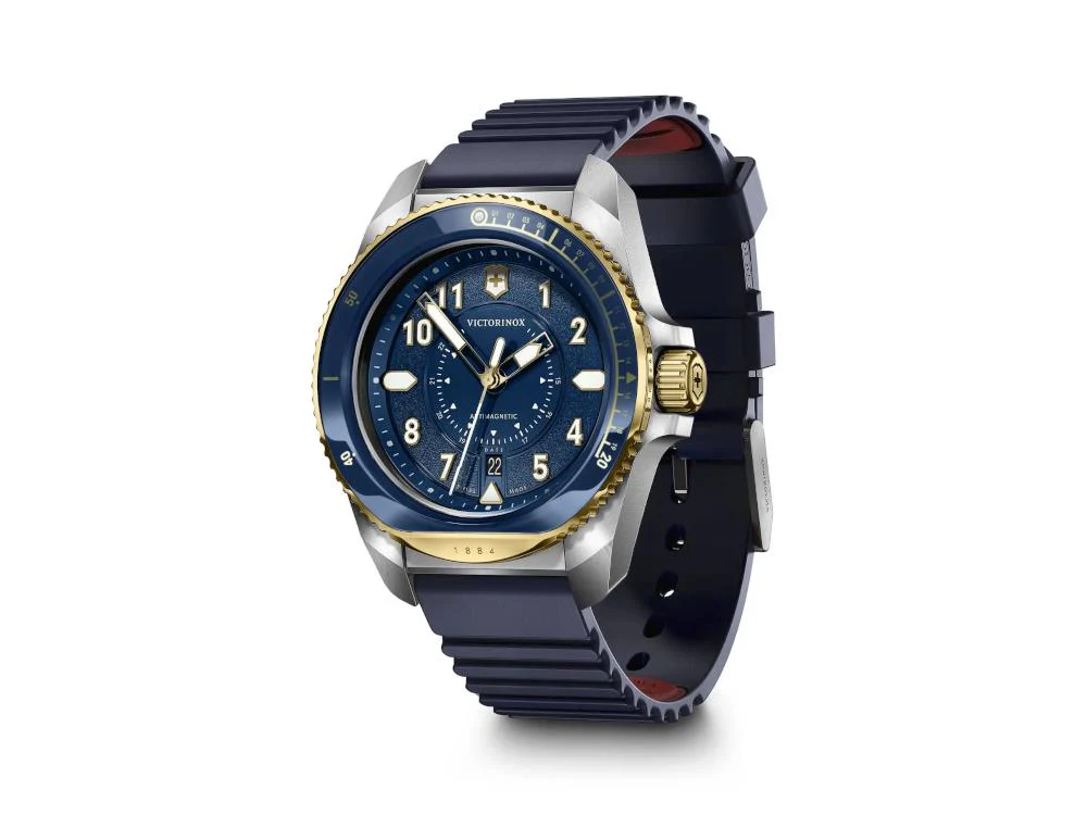 Victorinox Journey 1884 Quartz Watch, Blue, 43 mm, PVD, V242013 - Image 5