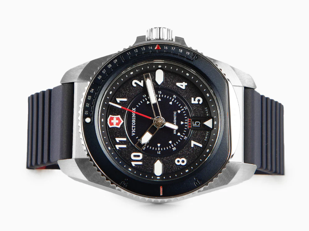 Victorinox Journey Quartz Watch, Stainless Steel 316L, Blue, 43 mm, V241975 - Image 7