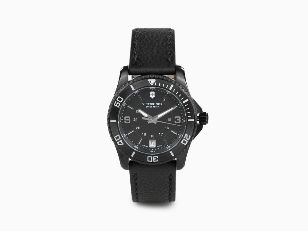 Victorinox Maverick Ladies Black Edition Quartz Watch, Black, 34 mm, V241788 - Image 2