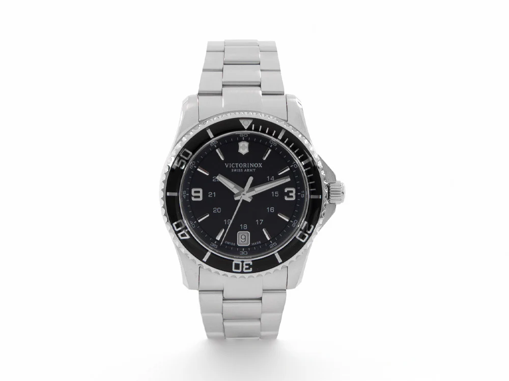 Victorinox Maverick Ladies Quartz Watch, Black, 34 mm, Steel, 10 atm, V241701 - Image 2