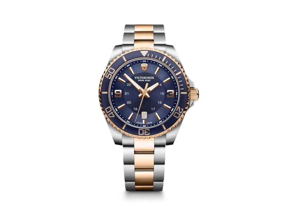 Victorinox Maverick Quartz Watch, Blue, 43mm, Stainless steel, V241950 - Image 9