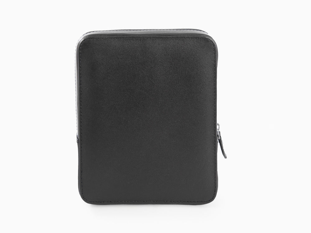 Visconti Accesorios Pen Case, Leather, 6 Writing Instruments, Black, KL40-06 - Image 3