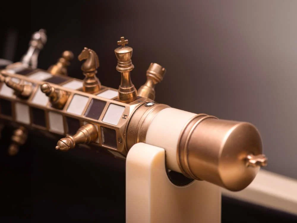 Visconti Checkmate Rollerball pen, Bronze, Ivory, Limited Edition, KP62-01-RB - Image 9