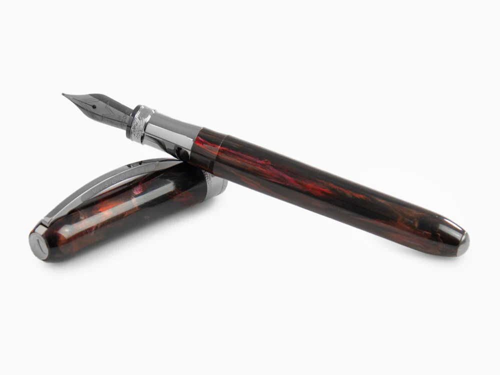 Visconti Comedia Inferno Fountain Pen, Red/Black, KP10-52-FP - Image 6