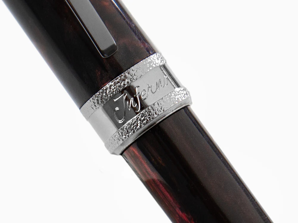 Visconti Comedia Inferno Fountain Pen, Red/Black, KP10-52-FP - Image 8