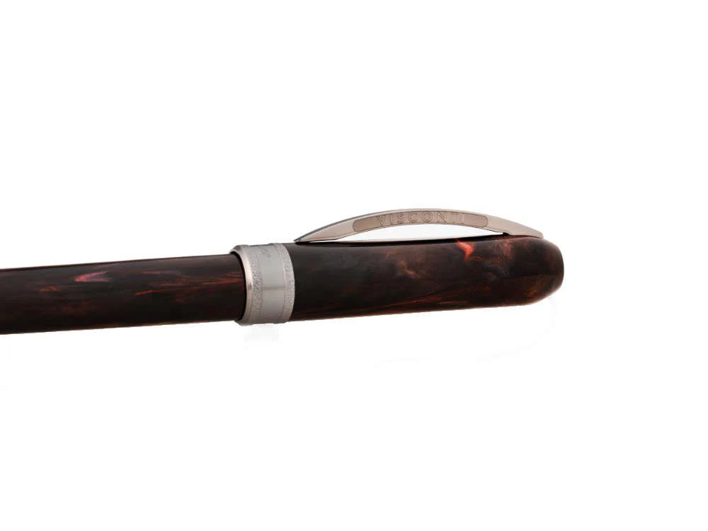 Visconti Comedia Inferno Rollerball pen, Acrylic Resin, Red/Black, KP10-52-RB - Image 5