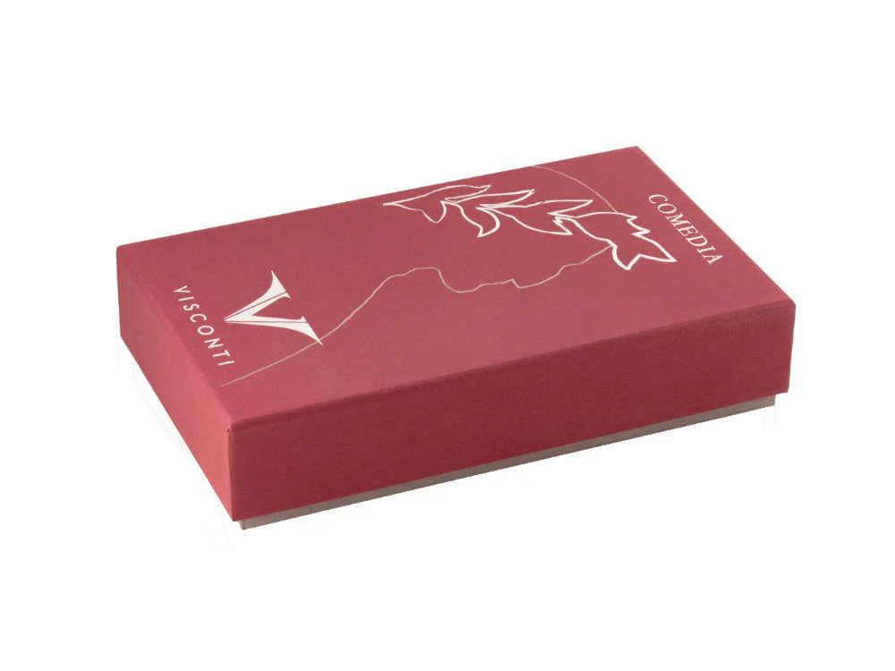 Visconti Comedia Inferno Rollerball pen, Acrylic Resin, Red/Black, KP10-52-RB - Image 7