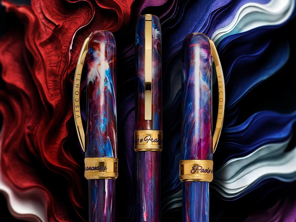 Visconti Comedia Paolo & Francesca Fountain Pen, KP10-55-FP - Image 6