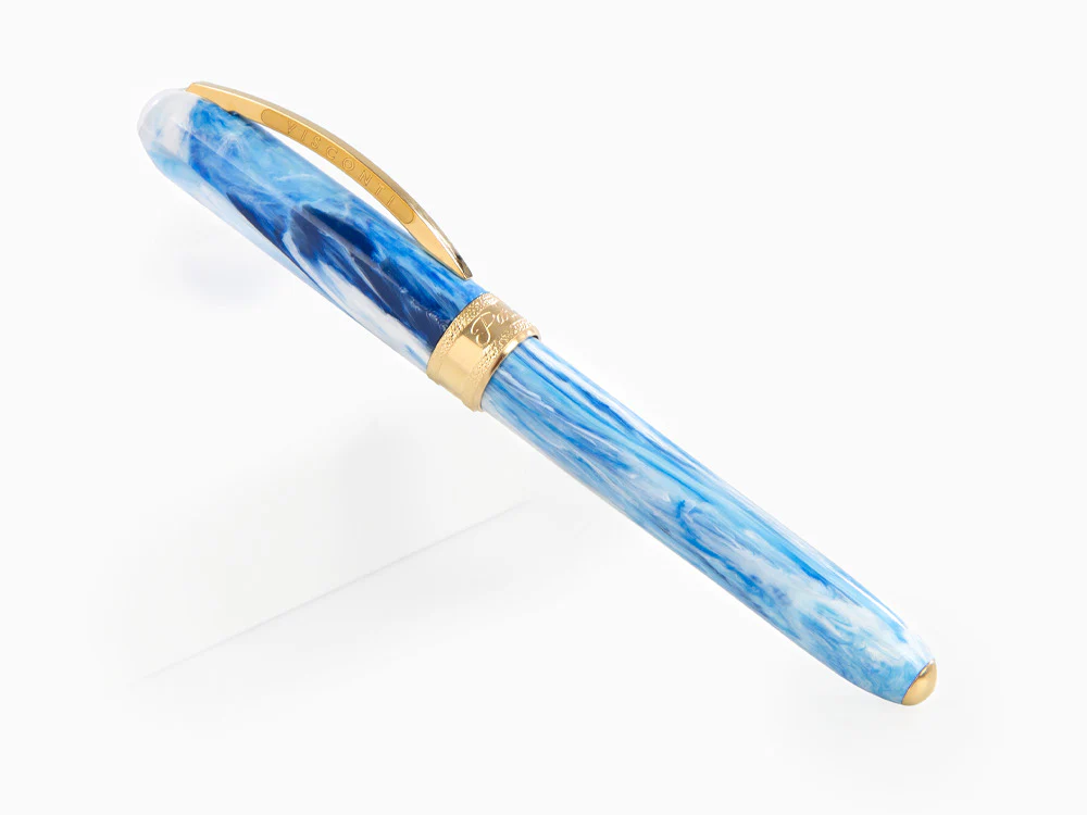 Visconti Comedia Paradiso Fountain Pen, Acrylic Resin, Blue, KP10-51-FP - Image 3