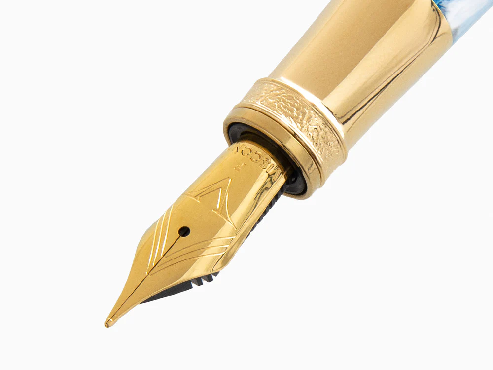 Visconti Comedia Paradiso Fountain Pen, Acrylic Resin, Blue, KP10-51-FP - Image 5