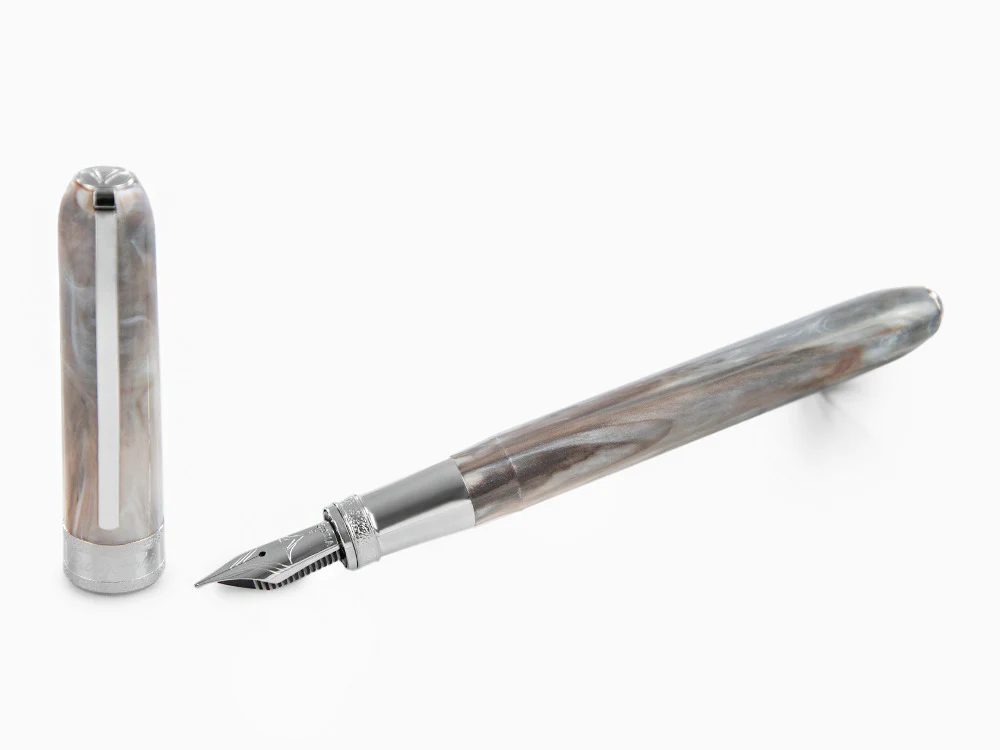 Visconti Comedia Purgatorio Fountain Pen, Grey, KP10-50-FP - Image 2