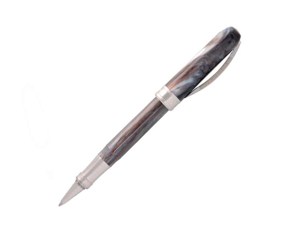 Visconti Comedia Purgatorio Rollerball pen, Resin, Grey, Palladium, KP10-50-RB - Image 2