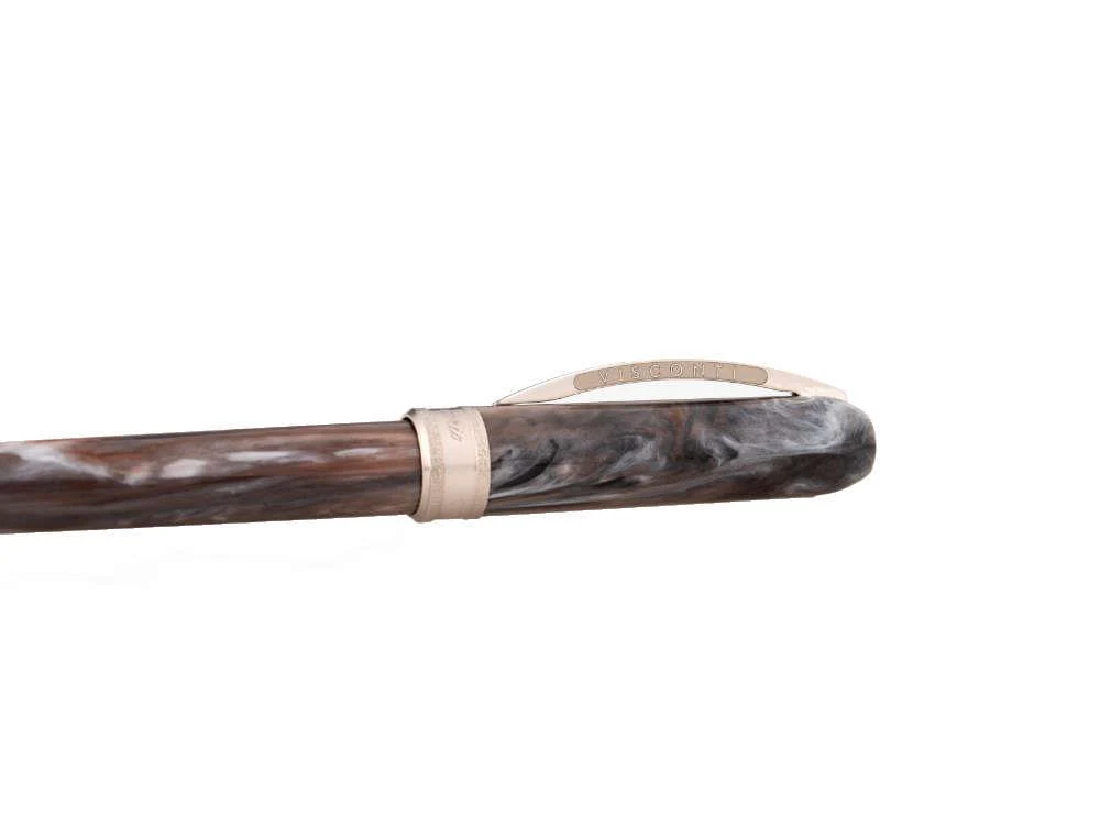 Visconti Comedia Purgatorio Rollerball pen, Resin, Grey, Palladium, KP10-50-RB - Image 6