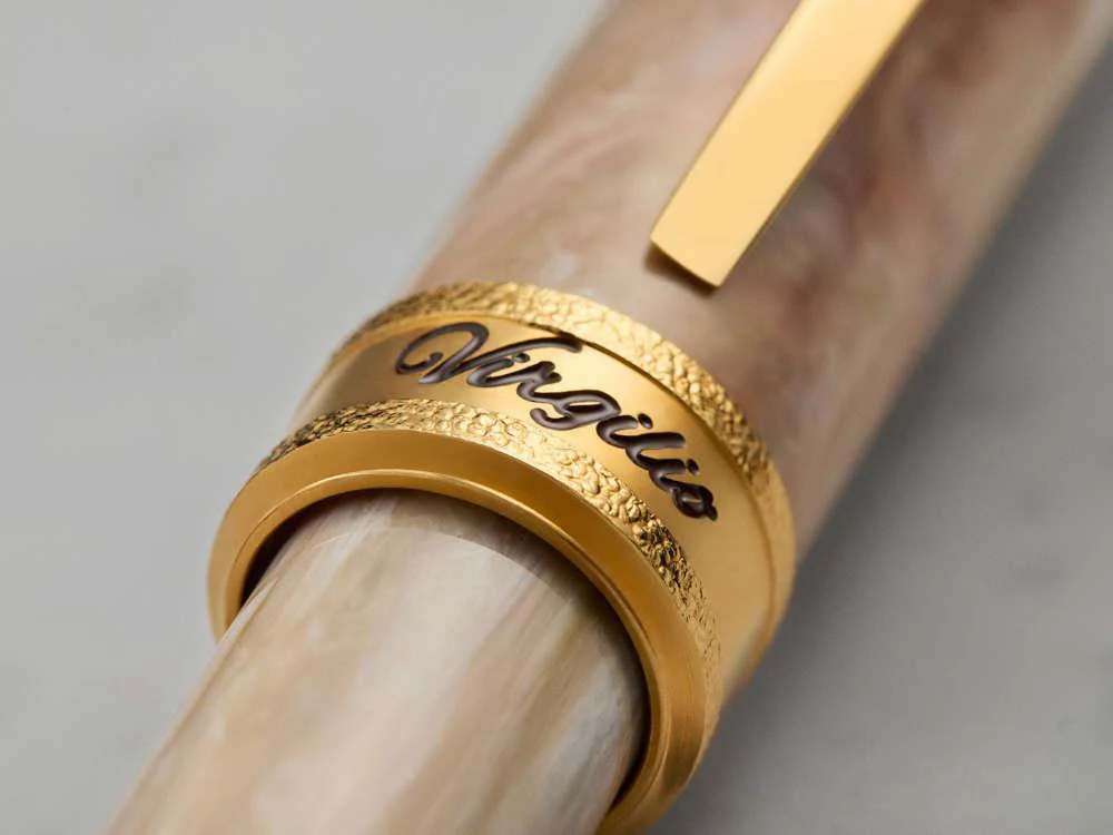 Visconti Comedia Virgilio Ballpoint pen, Acrylic, Pink, Gold plated, KP10-53-BP - Image 6