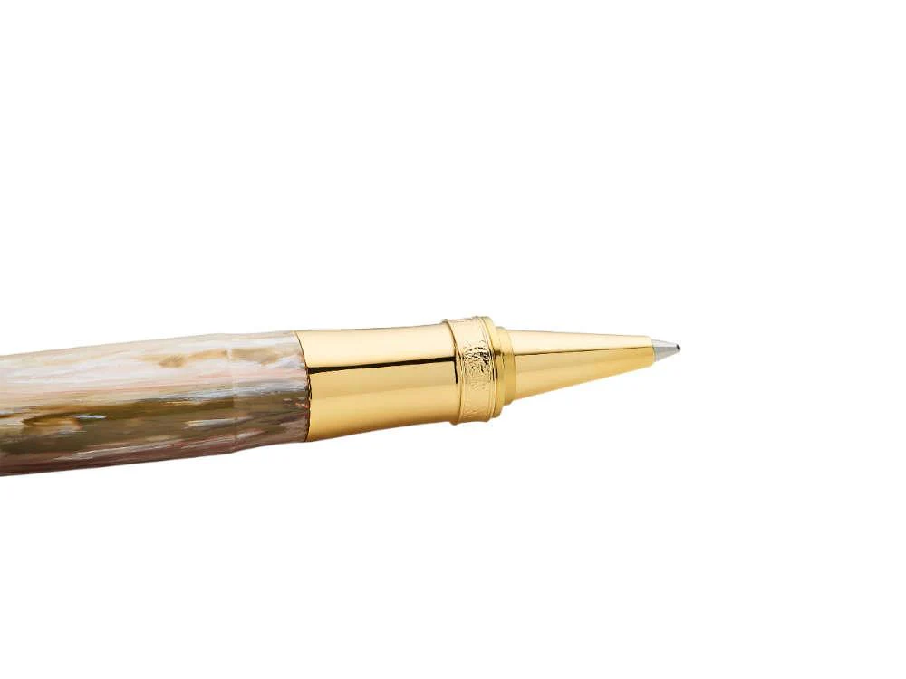 Visconti Comedia Virgilio Rollerball pen, Acrylic, Pink, Gold plated, KP10-53-RB - Image 3