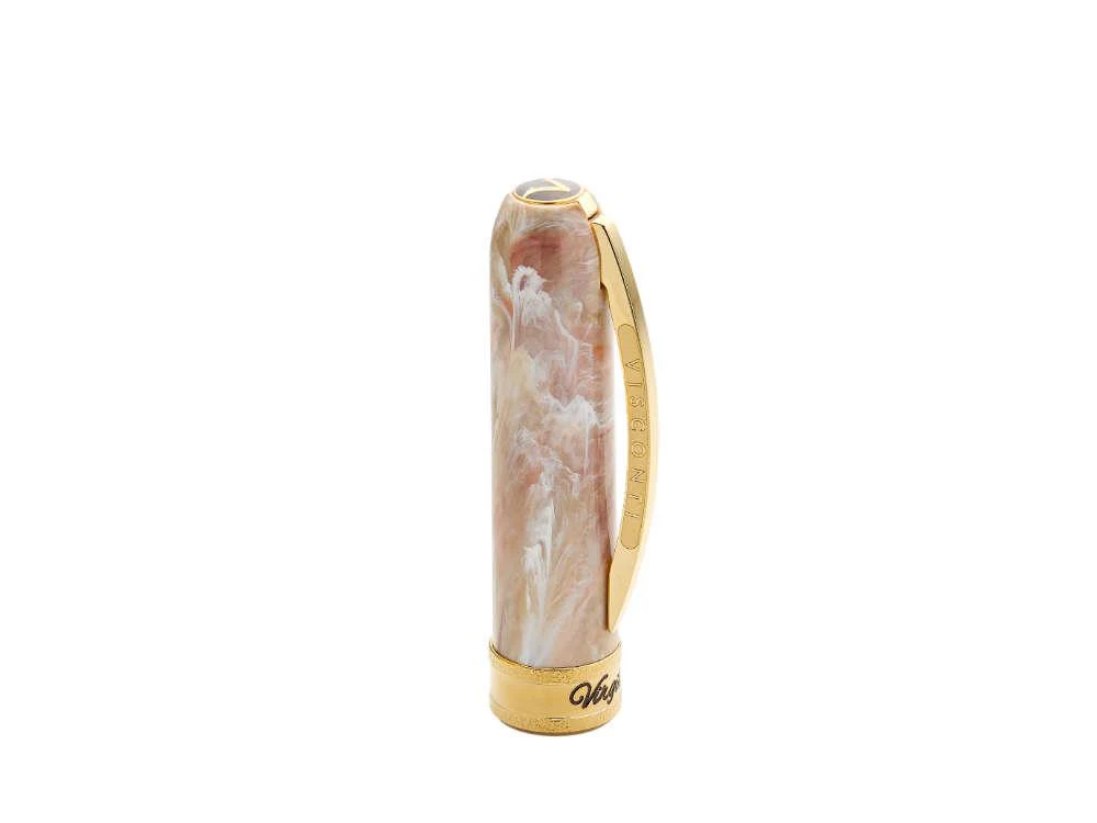 Visconti Comedia Virgilio Rollerball pen, Acrylic, Pink, Gold plated, KP10-53-RB - Image 4