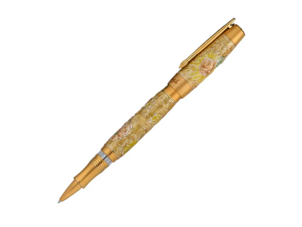 Visconti Dreaming Sunflower Rollerball pen, Golden, Limited Edition, KP61-02-RB - Image 3