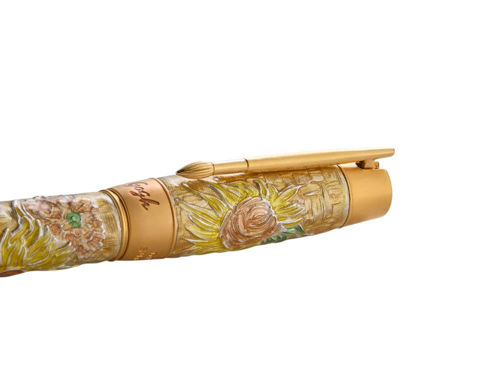 Visconti Dreaming Sunflower Rollerball pen, Golden, Limited Edition, KP61-02-RB - Image 4