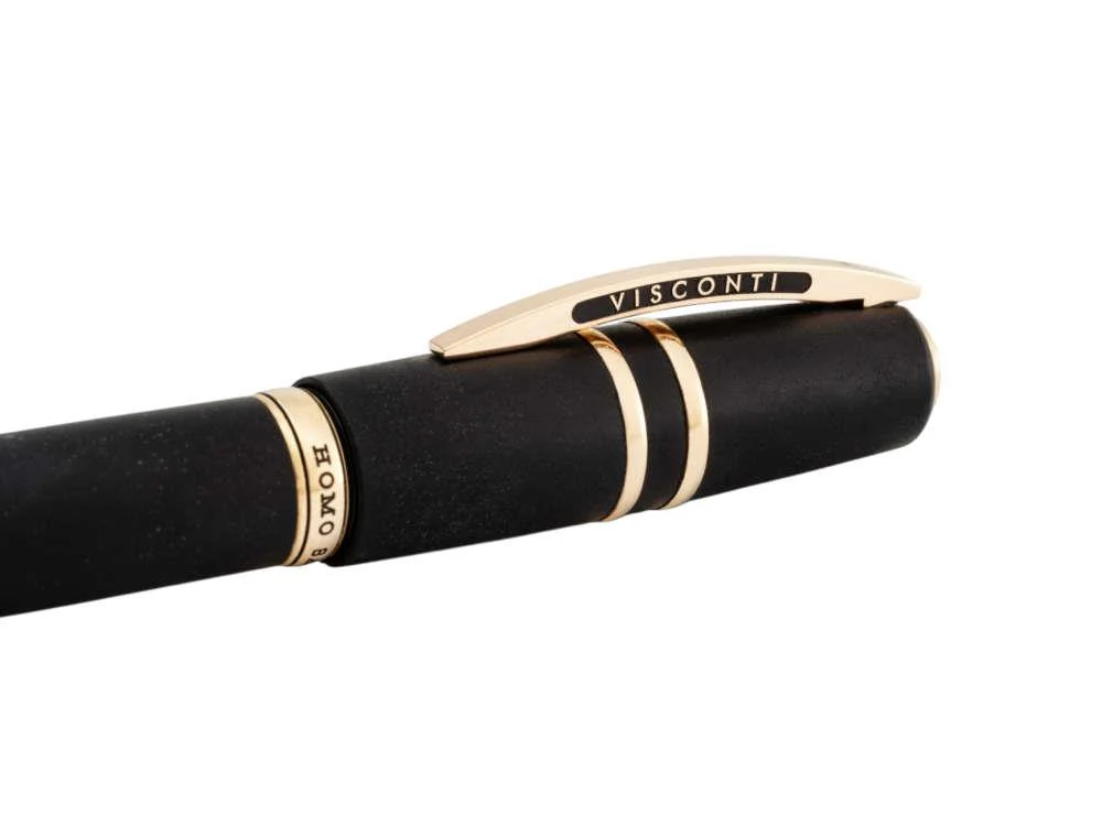 Visconti Homo Sapiens Basaltic Lava Bronze Fountain Pen, KP15-07-FP - Image 5