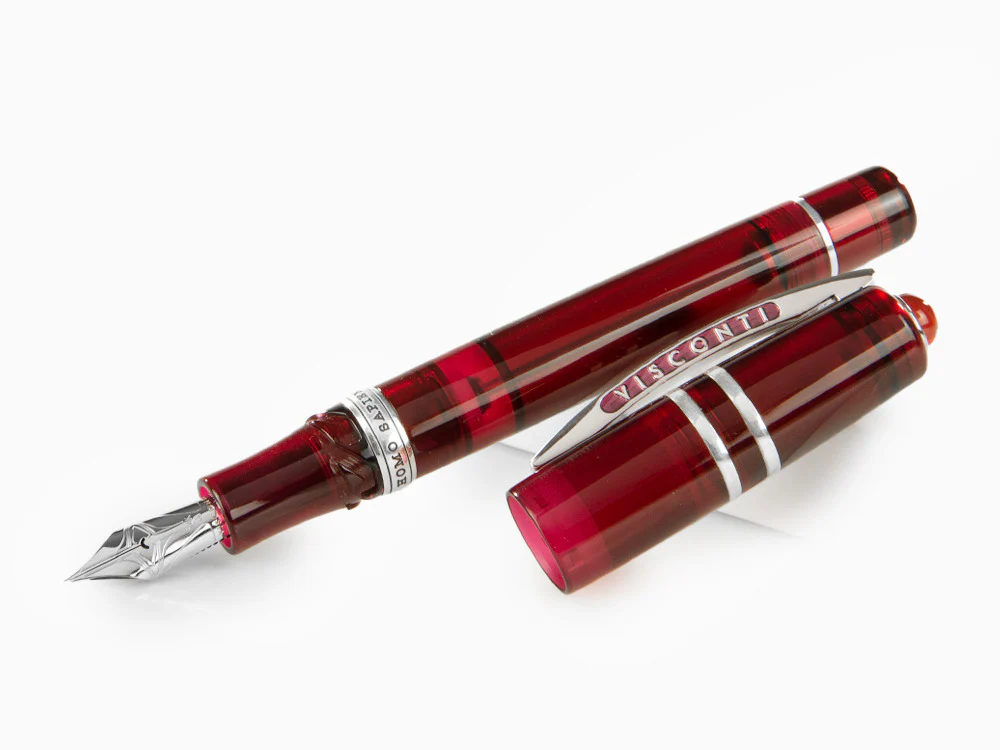 Visconti Homo Sapiens Demo Stones Ruby Fountain Pen, KP15-17-FP - Image 4