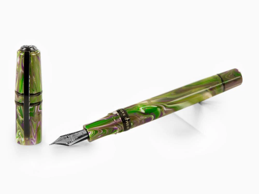 Visconti HS Lotus Garden Fountain Pen, Limited Edition, KP15-28-FP - Image 2