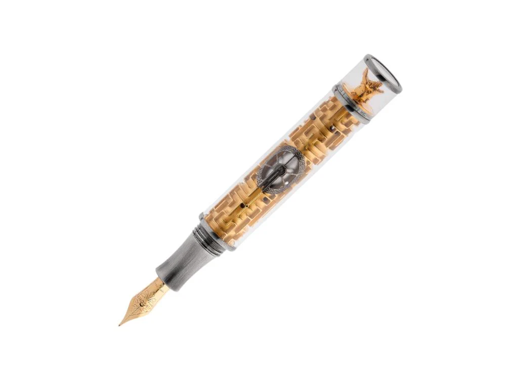 Visconti Maze Fountain Pen,18k Gold, Limited Edition, KP68-01-FP - Image 3