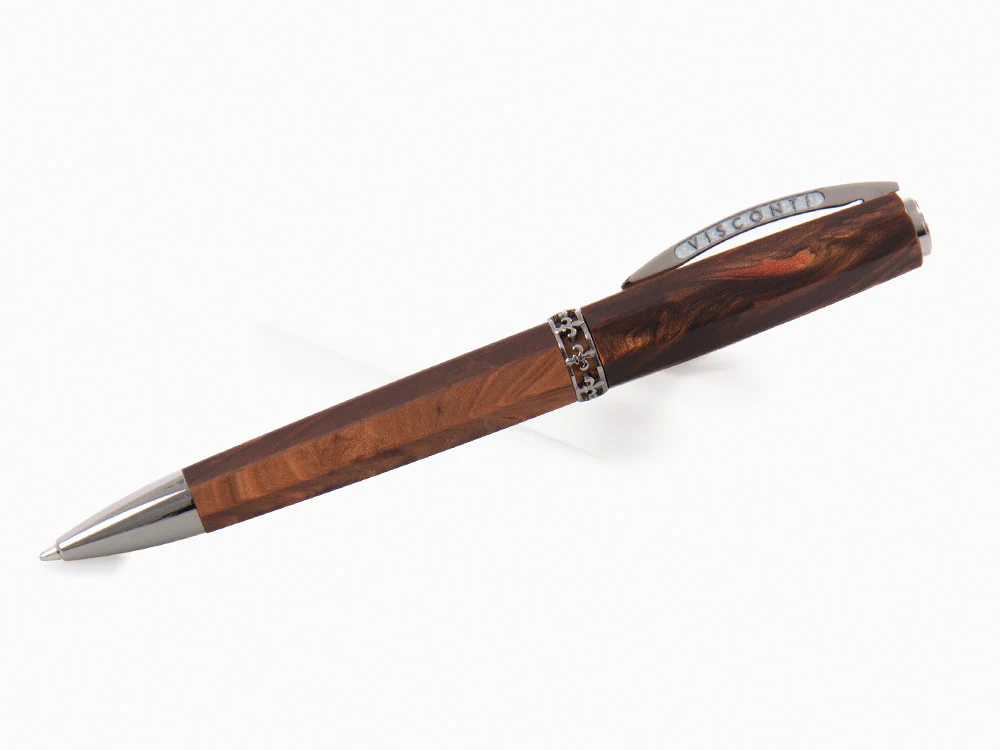 Visconti Medici Ballpoint pen, Acrosilk, Ruthenium trim, KP17-40-01-BP - Image 2