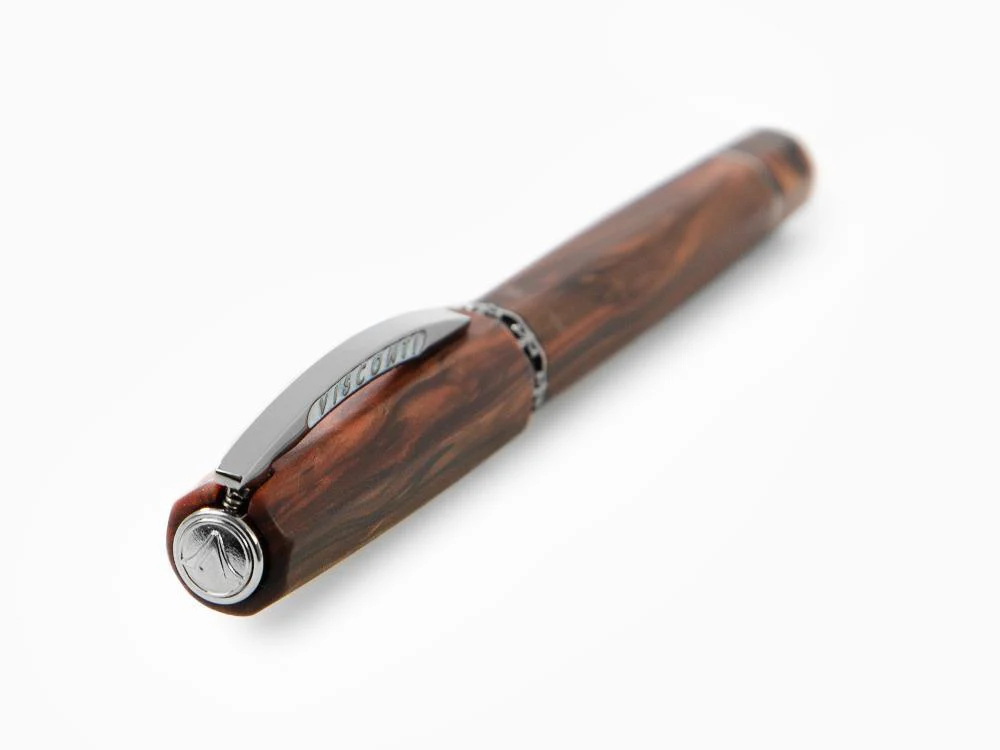 Visconti Medici Fountain Pen, Acrosilk, Brown, KP17-40-01-FP - Image 6