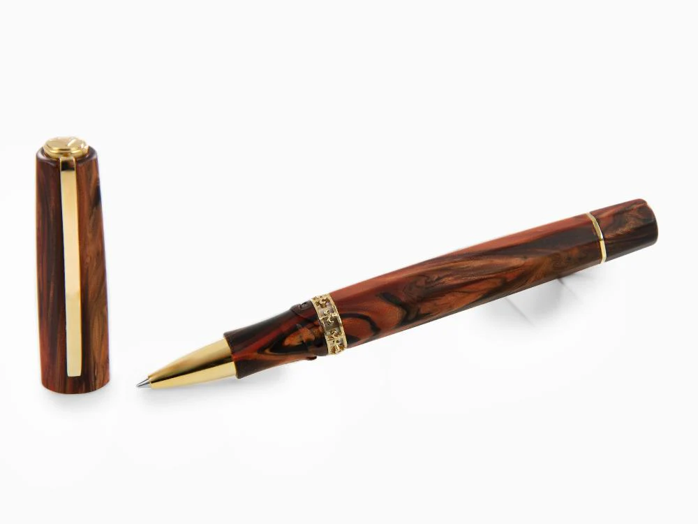 Visconti Medici Rollerball pen, Resin, Gold plated, KP17-40-02-RB - Image 2