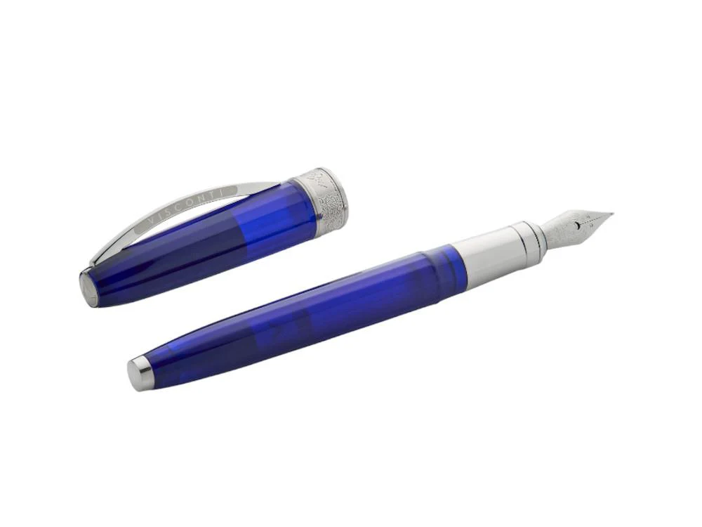 Visconti Michelangelo Fountain Pen, Resin, Blue, KP67-01-FP10 - Image 2