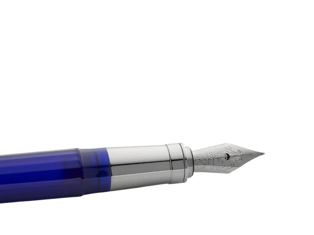 Visconti Michelangelo Fountain Pen, Resin, Blue, KP67-01-FP10 - Image 3