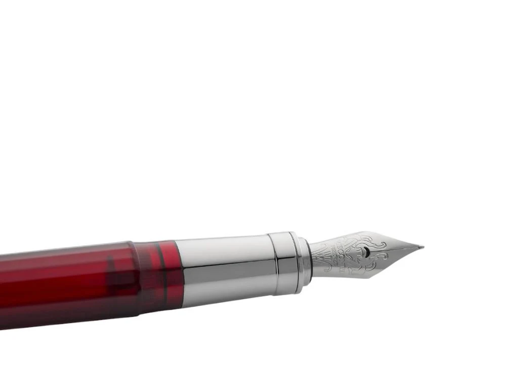 Visconti Michelangelo Fountain Pen, Resin,Red, KP67-02-FP10 - Image 3