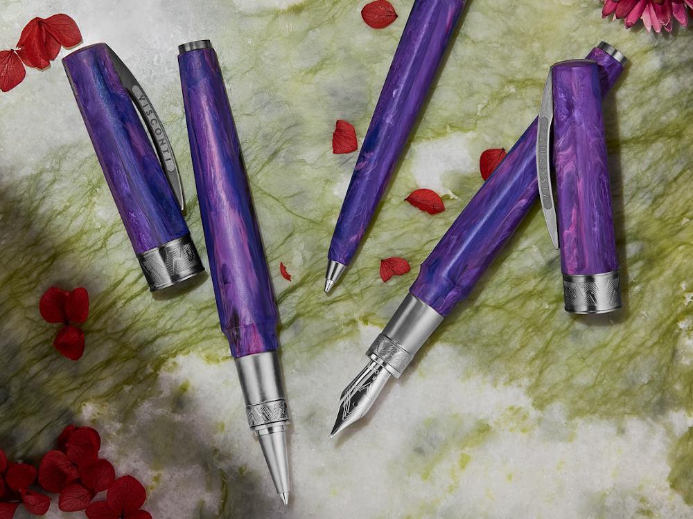 Visconti Mirage Myhos Perfephone Rollerball, Resin, Violet KP07-21-RB - Image 4