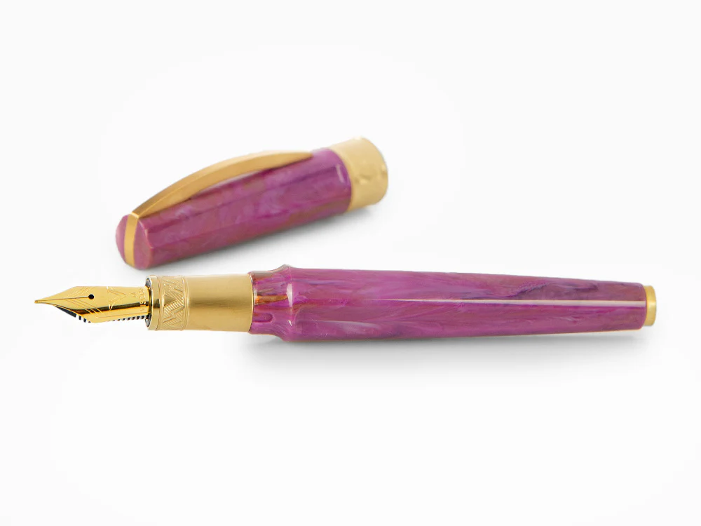 Visconti Mirage Mythos Aphrodite Fountain Pen, Gold plated, KP07-14-FP - Image 7
