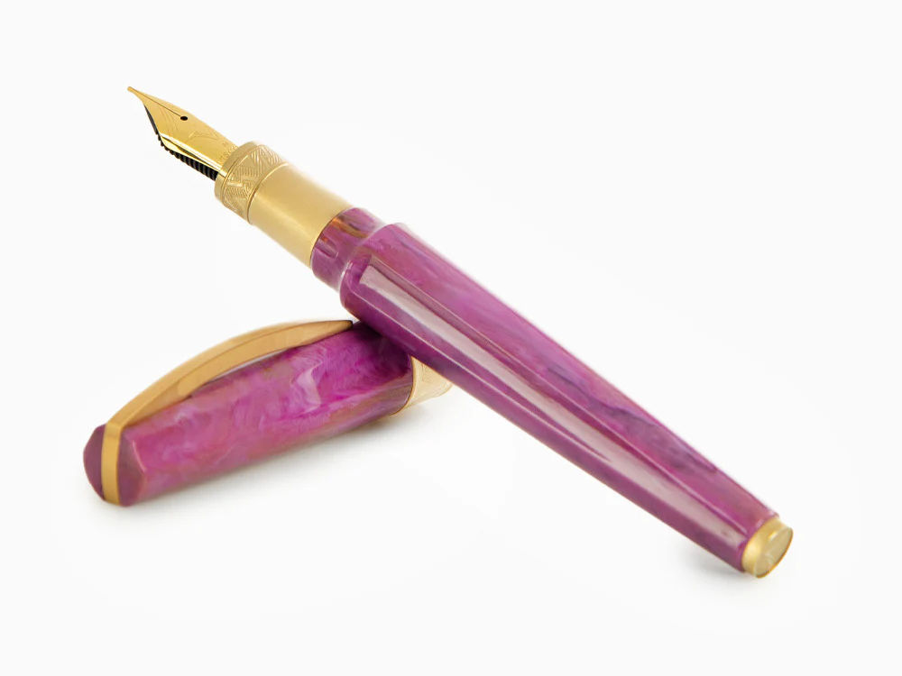 Visconti Mirage Mythos Aphrodite Fountain Pen, Gold plated, KP07-14-FP - Image 8