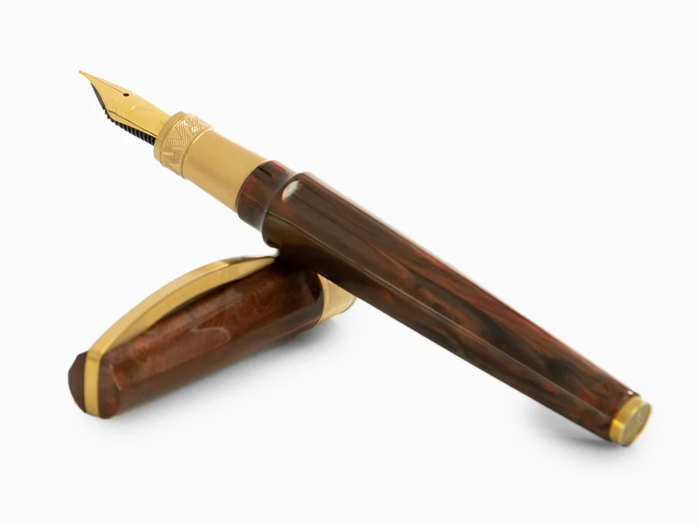 Visconti Mirage Mythos Apollo Fountain Pen, Gold plated, KP07-08-FP - Image 8
