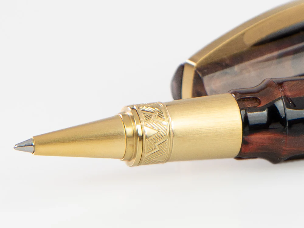 Visconti Mirage Mythos Apollo Rollerball pen, Gold plated, Brown KP07-08-RB - Image 5