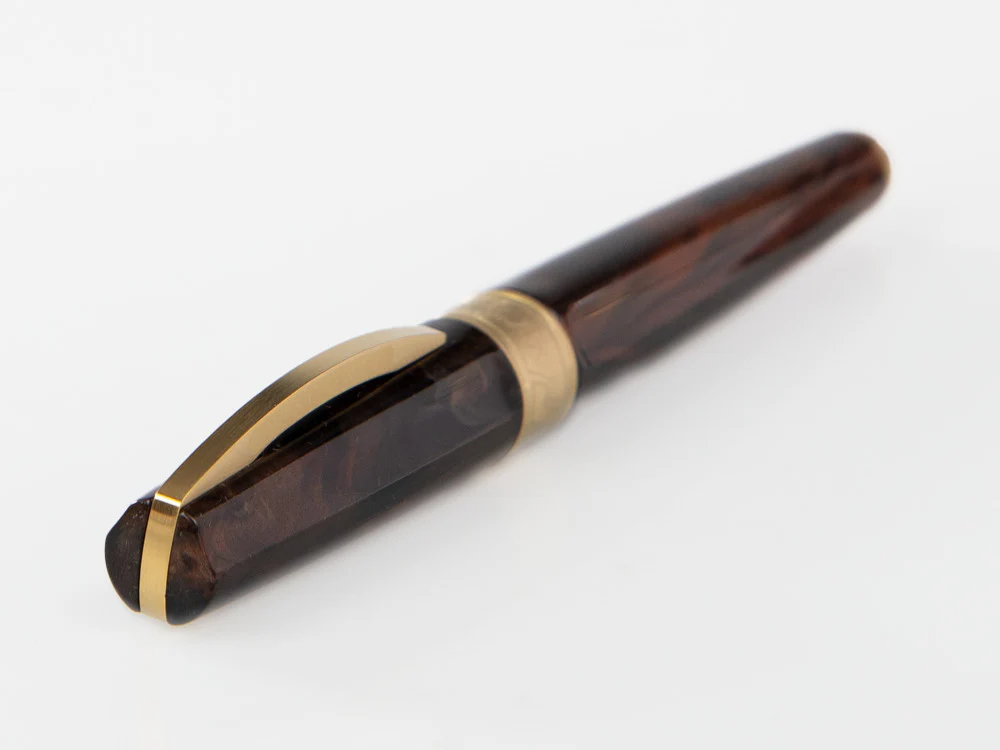 Visconti Mirage Mythos Apollo Rollerball pen, Gold plated, Brown KP07-08-RB - Image 7