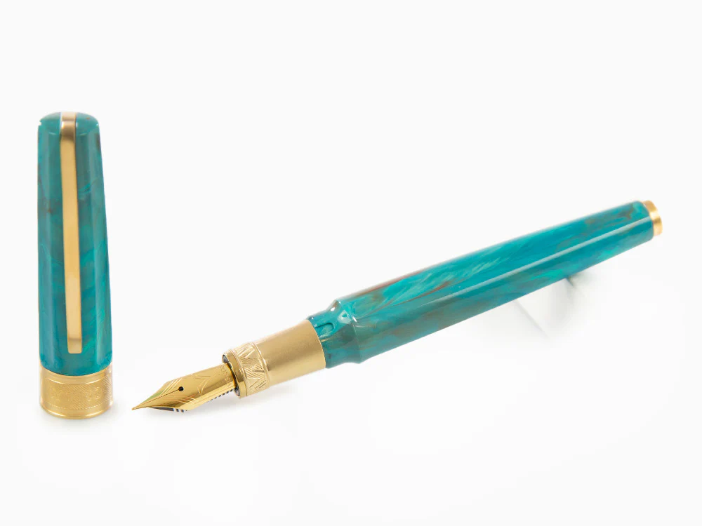 Visconti Mirage Mythos Athena Fountain Pen, Gold plated, KP07-15-FP - Image 2