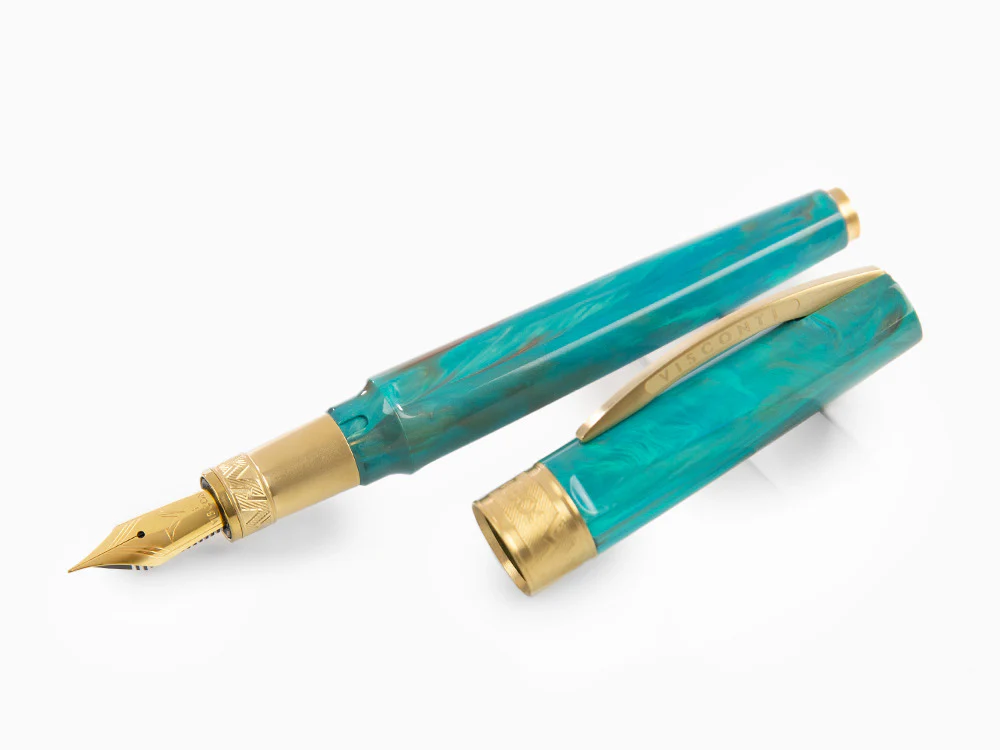 Visconti Mirage Mythos Athena Fountain Pen, Gold plated, KP07-15-FP - Image 4